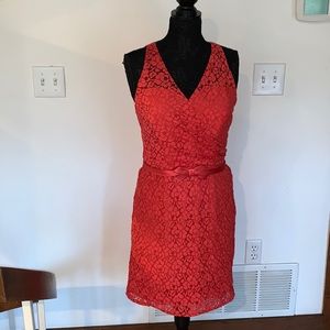 Jasmine orange lace dress